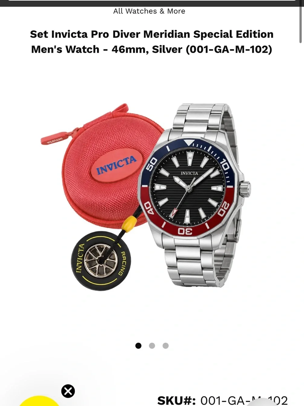 Invicta Pro Diver Meridian